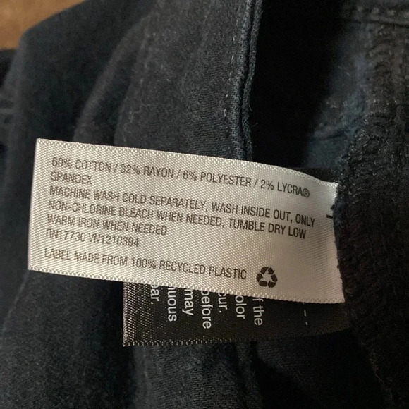 Universal Thread black skinny jeans low rise size 6 short - Picture 7 of 8